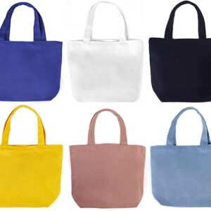 6-pack canvas tote bag for kids