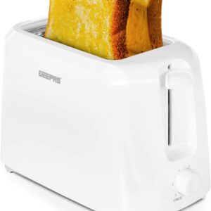 Geepas 2 Slice Bread Toaster, Variable Browning Setting
