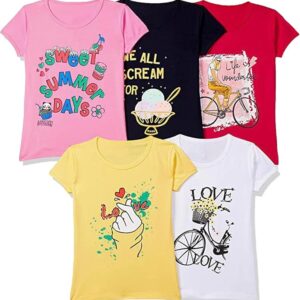 5-Pack Girls' T-shirts