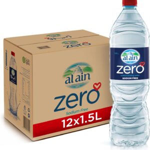 Al Ain 1.5L Sodium-Free Water, Pack of 12, pH Neutral Bottled Water