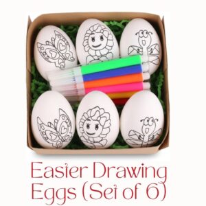 Easter Drawing Eggs (Set of 6)