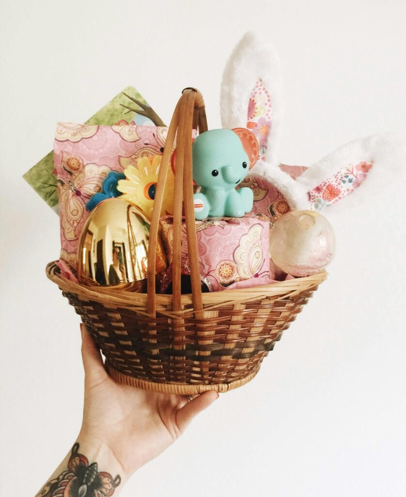 easter gifts for kids in the uae - easter basket