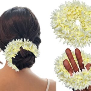 Mullapoo (Gajra) Scrunchies 2Pc