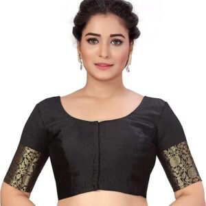 Ikat Cotton Sleeveless Saree Blouse